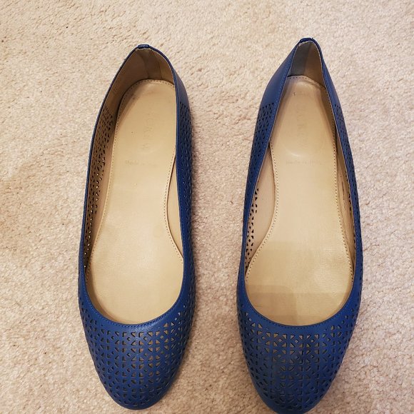 Blue Ballet Flats - Picture 1 of 2